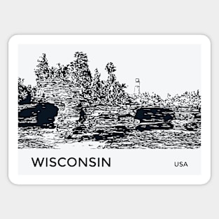 Wisconsin USA Sticker